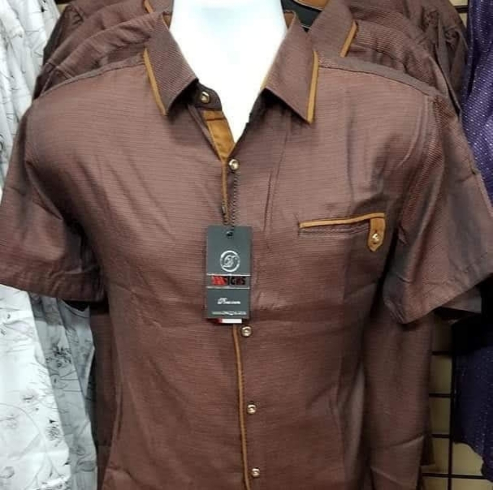 All Over Pattern Shirt with Side Pocket